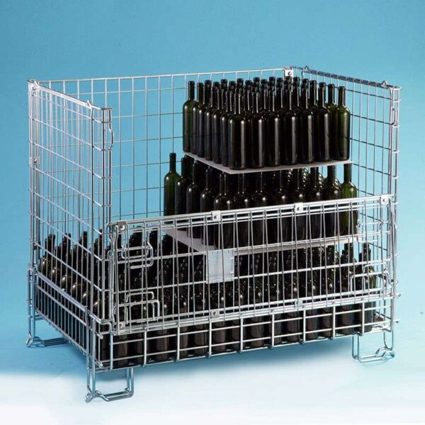 Contenitore bottiglie vino alto