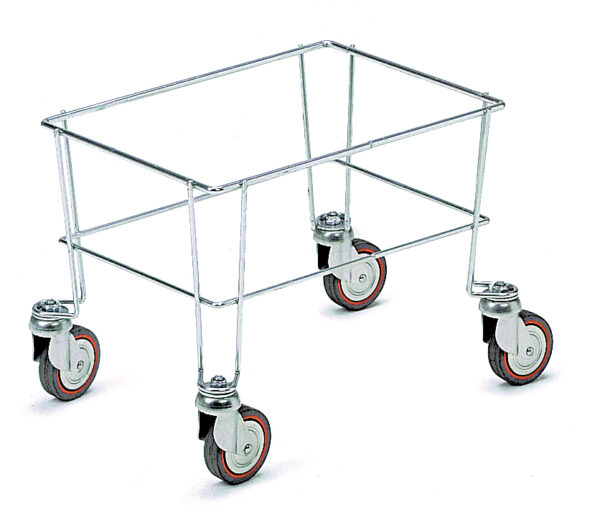 Base carrellata per cestino